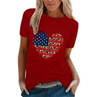 Ženske majice Ležerne prilike za neovisnost Love Ispiši kratke majice s kratkim rukavima za žene