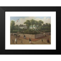 Thomas Clessing Black Modern Framed Museum Art Print pod nazivom - vrt s krajevima