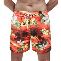 Hanxiulin Muške kože Vodootporan čipkaste džepove vruće proljeće za odmor plaža hlače za plažu plivajućim