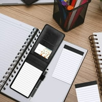 Pocket Notepad držač set sa metalnom olovkom i dopunama