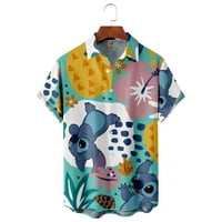 Slatka majica uboda, košulja Disney Rovova, vintage Hawaii majica na plaži, tropska havajska košulja