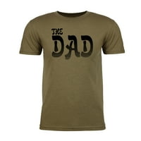 Muška majica tata, muške grafičke majice, hladne majice za tatu - maslina mh200dad s 3xl