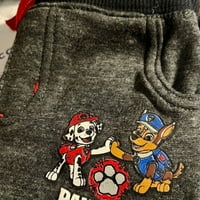 Boys Paw Patrol T Majica i Jogger Hlače postavili su 2T omiljeni vatrogasni šef Marshall