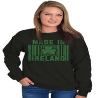 Napravljen u Irskoj St Patricks Dan ponosa dukserica za muškarce ili žene Brisco brendovi 5x