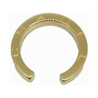 Ovjerena korištena Chanel Chanel C prsten za potpis K18YG Chanel br. Zlatni logo Otvoreni dodatni