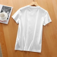 Budimo pozitivni grafiti ljubavnički poklon moderan grafički majica za žene - majica kratkih rukava