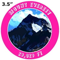 Mount Everest 29.029FT - 3,5 - Automobilski kamioni grafički grafika Vinil naljepnica - ekstremni sportski