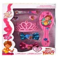 Disney Junior Fancy Nancy pribor za kosu lukovi, tiara, igle i četkice za djevojčice