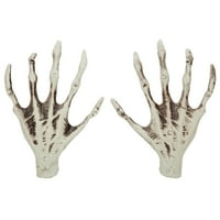 Halloween kostur ručne kosti, životno izvrsno čvrst vivid vanjski dizajn Halloween skelet rukama, za