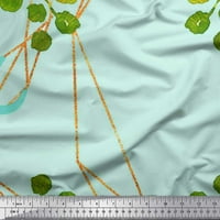 Soimoi pamučna kambrična tkaninska tkanina i ranunculus cvjetni ispis tkanine sa širokim dvorištem