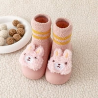 Cipele za djevojke Jesen i zimske udobne cipele za bebe Slatka zec medvjeda crtana Dječja pamučna toplo