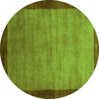 Ahgly Company u zatvorenom okruglom apstraktne zelene prostirke savremene površine, 8 'krug