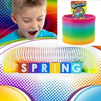 -RU Big Spring Rainbow Ring Magic Set strese igračke Slinkey Originalne igračke za djecu Djevojke i