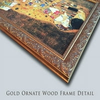 U blizini Colliure u Twilight Gold Ornate Wood Framed Platnena umjetnost Martin, Henri