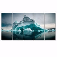 Art DesimanArt Sjevernoat Atlantic Plavi i bijeli ledeni breg IV Primorski multipnel platno Art Print
