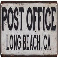 Long Beach, CA post Office Metal znak Vintage 106180011028