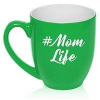 OZ Velika bistro šoljara keramička kava čaj čaša čaša MOM Life Math Mama