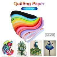 Kiplyki Colors Quilling trake za upetajuće papir za kit za uzimanje