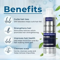 Šampon protiv peruti za -anti-gljivični lijek za suhom za sušenje vlasišta - umiruje svrbež, pahuljica