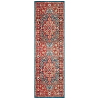 Kolekcija Kashana KSN305A plava crvena tepih