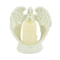Obbemljena smola Angel svijećnjaka ukrasna statua skulptura anđela za prazničnu zabavu Kućni dekor