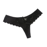 Solacol Womens Thong donje rublje Ženske seksi Theng String pantalone čipke meko donje rublje donje