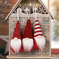 BOŽIĆ BOŽIĆA, Božićni ukrasi Trendi rudolph pokazivali šešir mali privjesak kreativni božićni lutki
