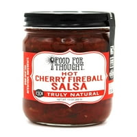 Hrana za misao Vruća Cherry Firell Salsa - Ručno izrađeno i zaista sva prirodna salsa koristeći održivo