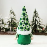 Božićni Gnome Plish ELF ukrasi - MRS Xmas Holiday Handmade Skandinavsko Tomte za božićne ukrase - resied
