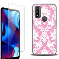 Slim-Fit zaštitni telefon Kompatibilan s Motorolom Moto G čistom 5G, sa zaštitnim zaslonom od kaljenog