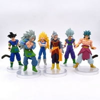 Eebon Dragon Z Action Figure Vegeta Goku Gohan PVC Model igračka, kolekcionarska figurica ureza za uređenje