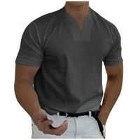Muškarci T majice Clearence kratki rukav V izrez Muške košulje Love FIT Muškarci Top Moda Solidačka