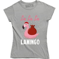 La La La Lamingo - Funny Božićni odmor Ženska ženska majica