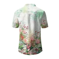 Gotyoou ženski vrhovi ženski majica s kratkim rukavima na vrhu majica na vrhu ljetne cvjetne ženske