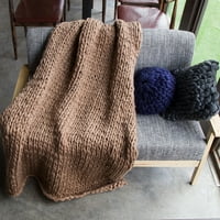 Kaola debela pređe meko topli veliki zimski krevet na kauč ruku ručno pleteno deka