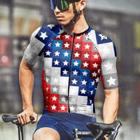 Muški biciklistički dresovi day Neovisnost Theme Tema Crew Car Cleacle Odjeća za bicikle