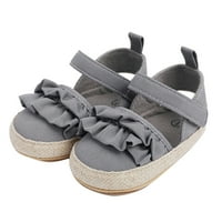 Ljetne sandale za dječake Toddler Dječji ruffles Cipele Prvi šetači cipele Summer Toddler Ravne sandale