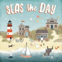 Seaside Village II Poster Print Laura Marshall