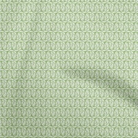 Onuone pamučne fle kruške zelene tkanine ostavlja šivaći materijal za ispis tkanine pored dvorišta
