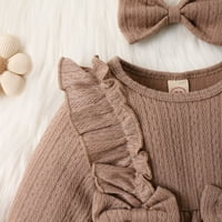Slatka novorođena dječja odjeća proljeće jesensko jesenski kombinuit Čvrsto novorođenče Djevojke za