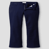 Bootcut Cat & Jack Girls Twill Chino hlače, mornarice - novo