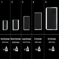 Zvjezdani noćni 3D ugravirani kristalni dekor