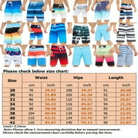 Sanviglor muns ljetne kratke hlače High struk plaže Shorts Striped plivanja koru Casual Mini pantalone