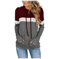 Hoodies Estetic za žene Jesen Zima Žene Ležerne duksere s dugim rukavima Dukseri za pulover, bluza s