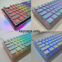 Puding Keycaps dvostruki PBT ključevi za trešave tipkovnice RGB U4C4