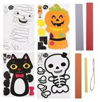 Set Halloween zastrašujuća vješalica za vješalice za vrata paket paket viseći DIY party dekor