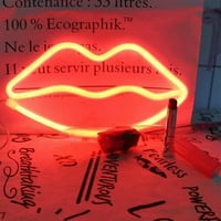 Usne LED svjetlo USB punjenje Romantična plastična baterija LED ukrasna svjetlost za zidnu dekor ružičastu