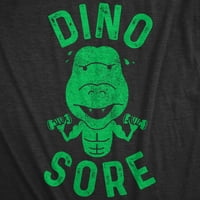 Muški Dino Sore Thirt Funny Dinosaur Fitness Workout Tee - XL Grafičke teže