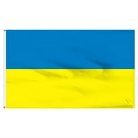 Ukrajina 2ft 3ft najlonska zastava sa samo rukom - banner