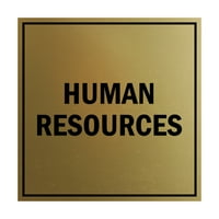 Znak ljudskih resursa kvadratni - srednji